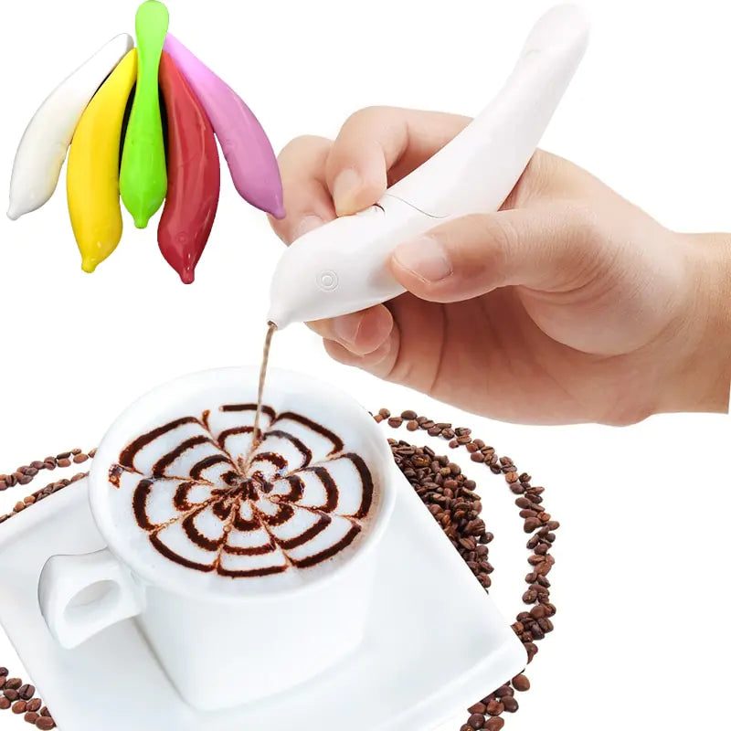 Latte Coffee Pen Art