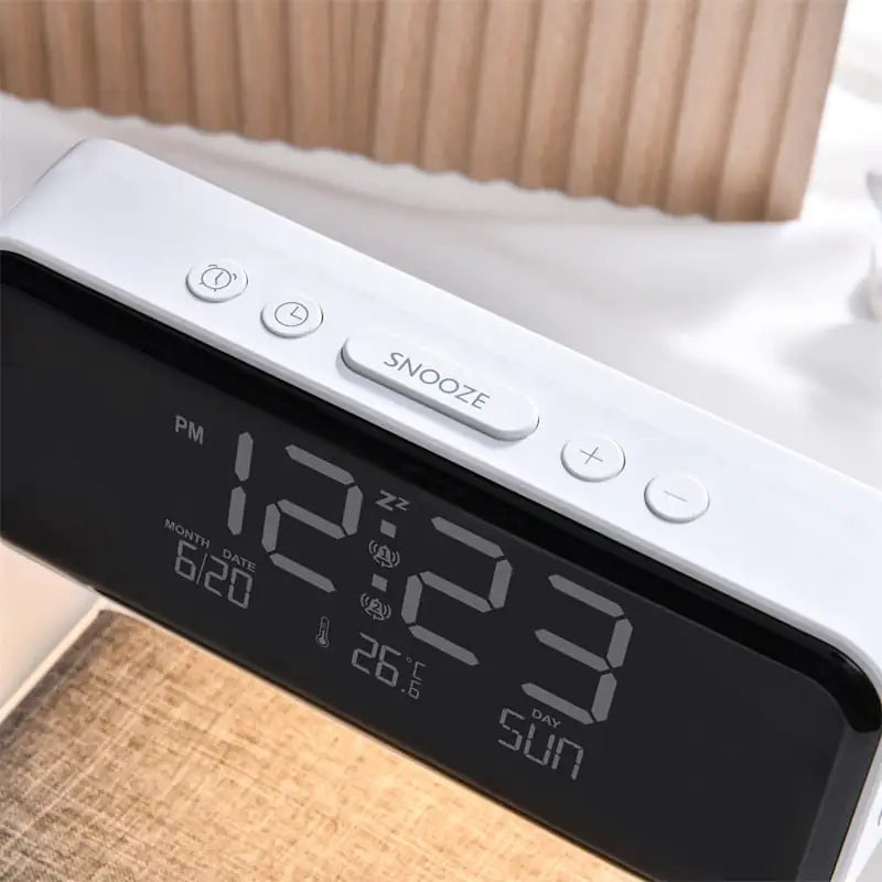 3 In 1 screen Alarm Clock