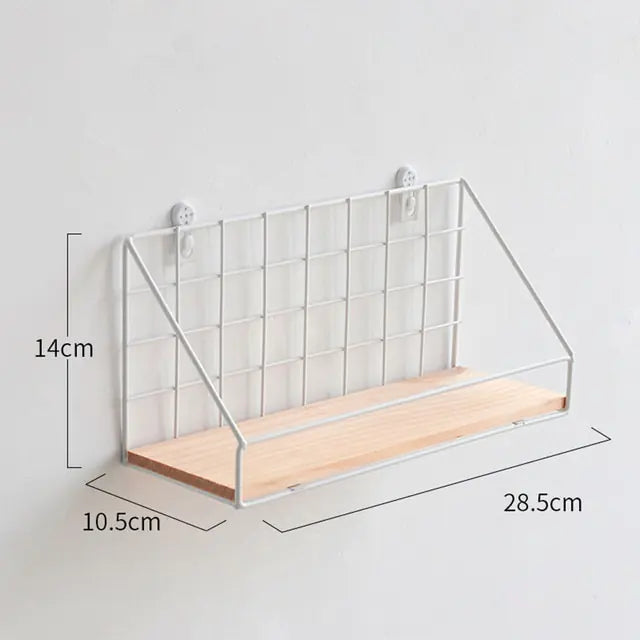 Nordic Wooden Hanging Shelves